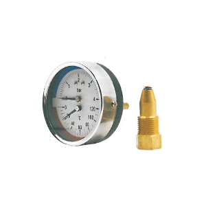 Back flange type pressure gauges
