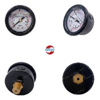 Pressure gauge needle bending
